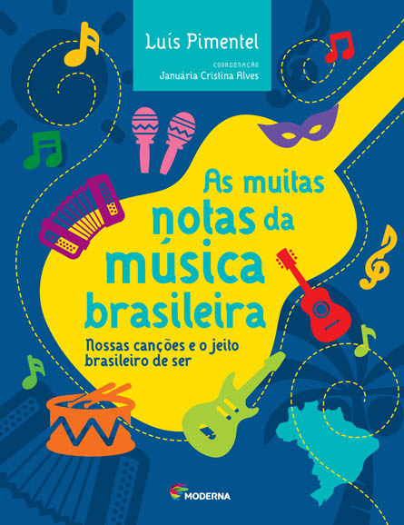 Capa As muitas notas da música brasileira