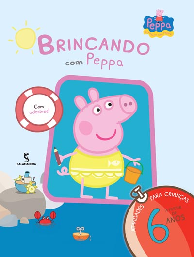 Capa Brincando com Peppa